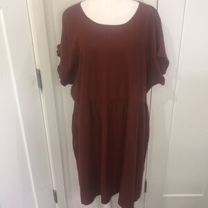 Sonoma Dress Women’s Size XXL Terra-cotta color cottage, core goblin core beachy